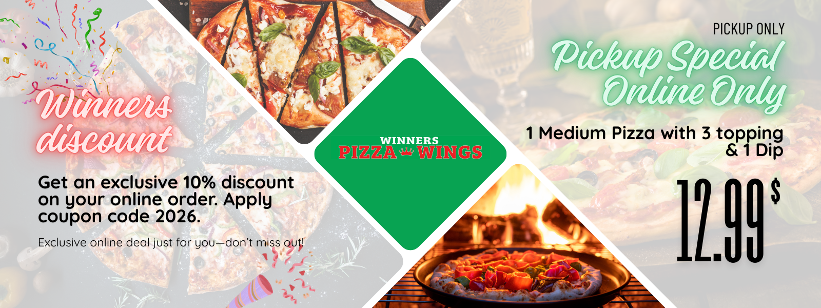 Medium Pizza Special